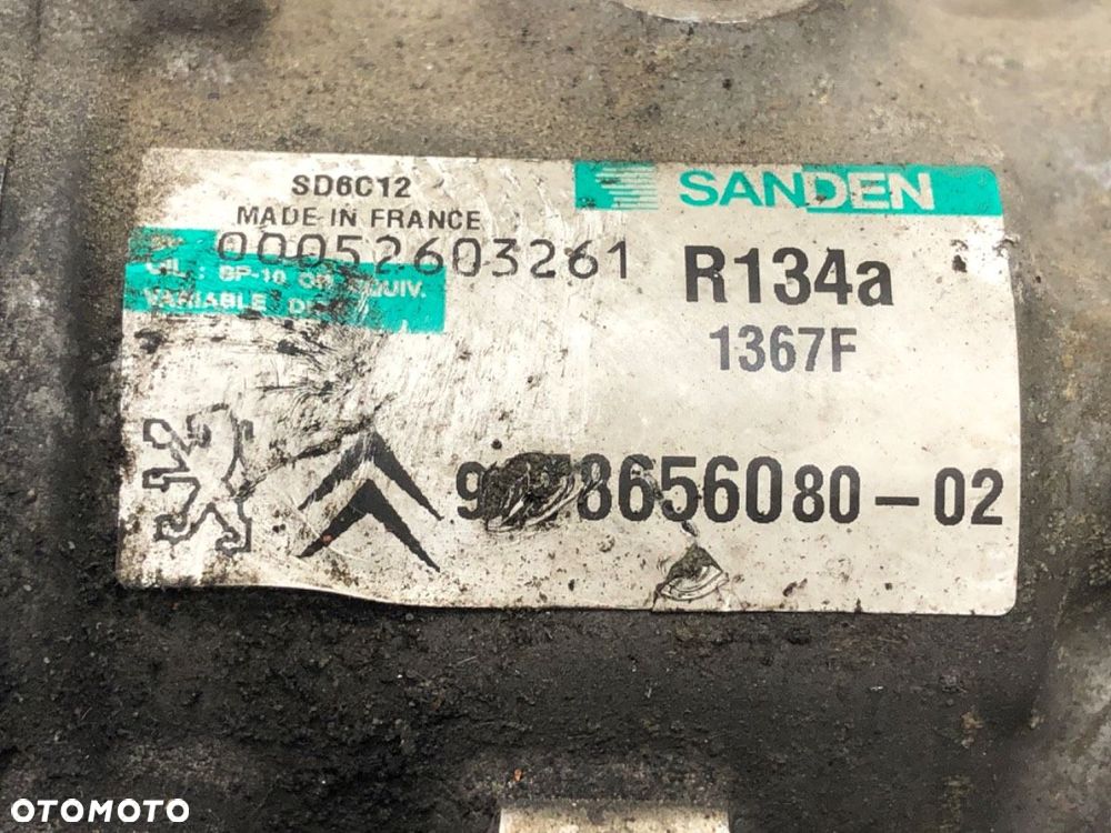 SPRĘŻARKA KLIMATYZACJI  PEUGEOT 208 I (CA_, CC_) 2012 - 2022 1.4 HDi 50 kW [68 KM] olej napędowy - 5