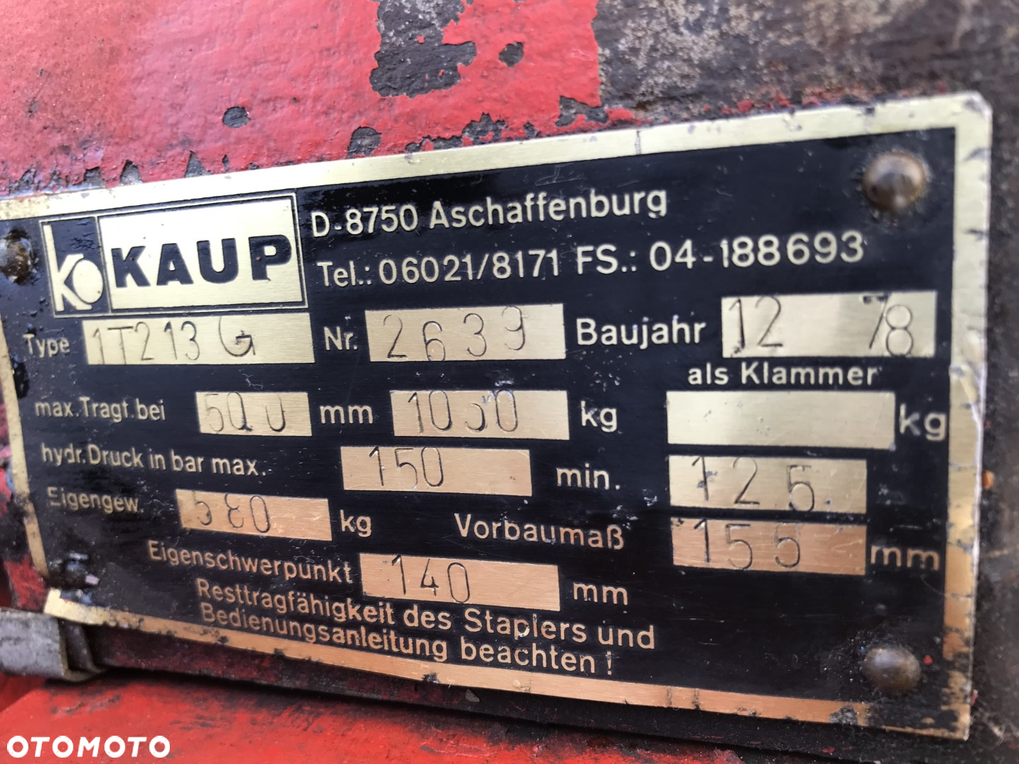 Chwytak Kaup 1T213G 2A ID OS913 - 6