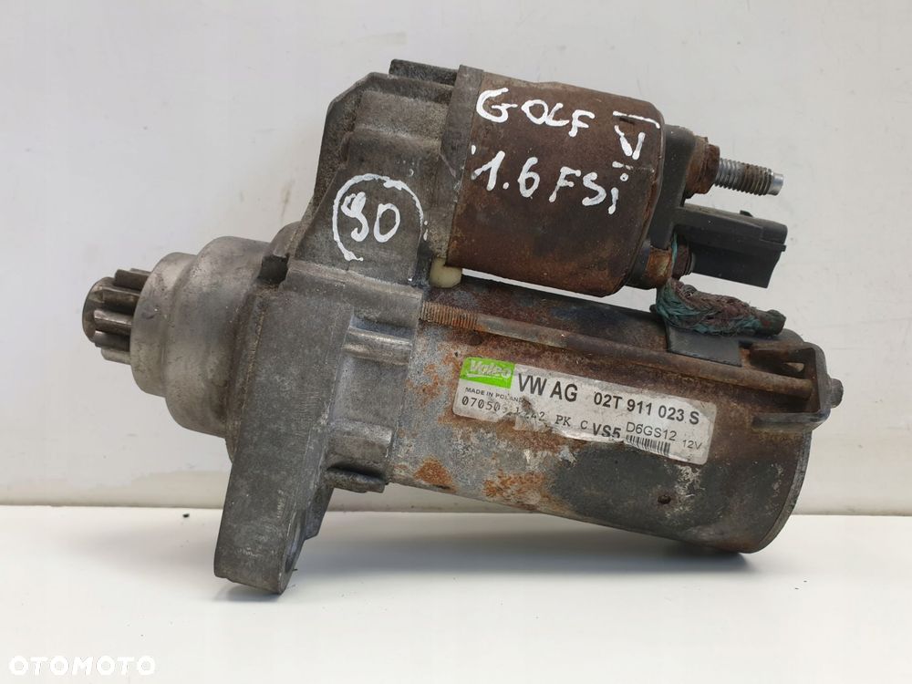 ROZRUSZNIK VW Golf V 1.6 FSI ROZRUSZNIK valeo 02T911023S - 1