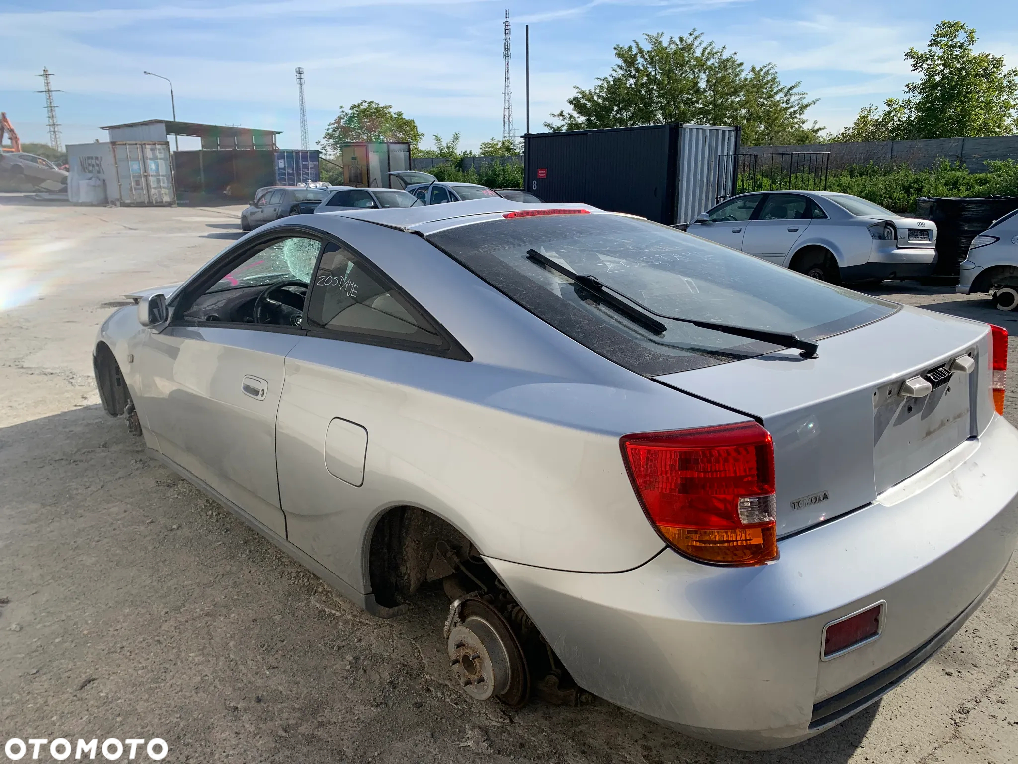 TOYOTA CELICA 2000 *SAMOCHÓD NA CZĘŚCI* 666 LAMPA LUSTERKO DRZWI MASKA KLAPA BELKA ZDERZAK BŁOTNIK PRAWA LEWA PRZÓD TYŁ - 4