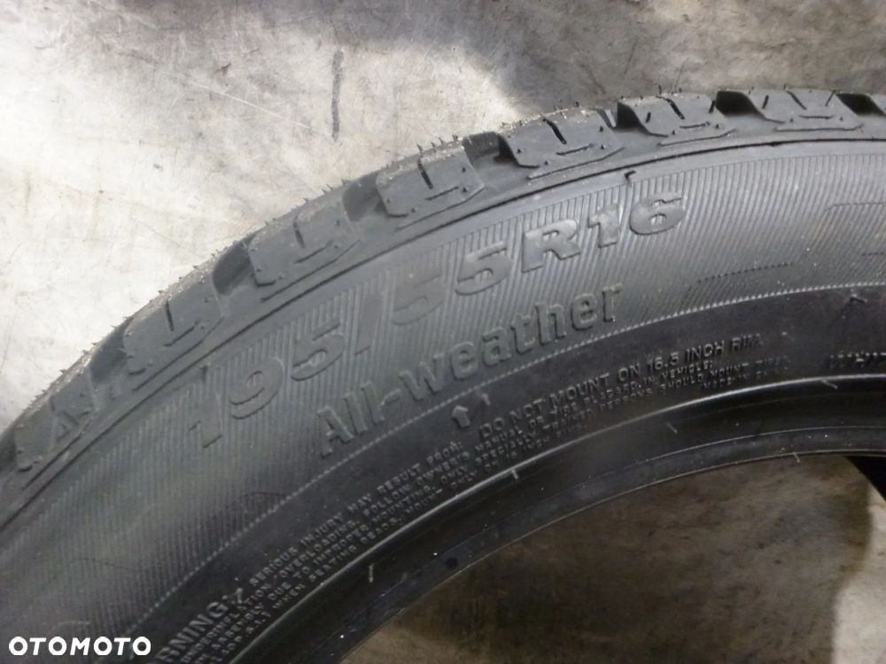 1x nowa opona opona 195/55 R16 NEXEN N'BLUE 4 SEASON 91H - 3