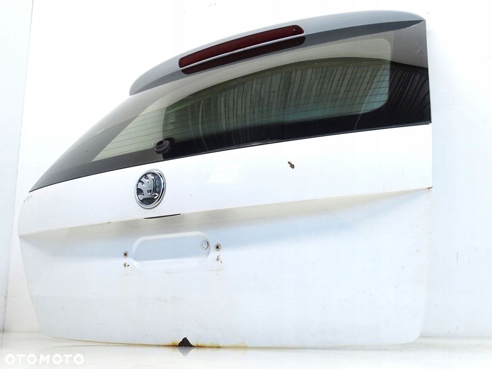 KLAPA TYŁ TYLNA BAGAŻNIKA Z SZYBĄ SKODA OCTAVIA III 5E KOMBI BIAŁA LF9E - 1