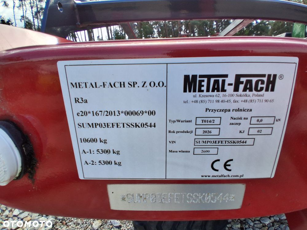 Metal-Fach T014/2 Transporter Compact do transportu bel słomy - 8