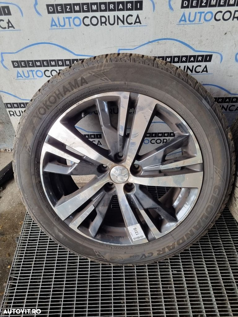 Jante aliaj Peugeot 3008 II 2016 - 2020 (1316) R18 Pentru dragos Et49 - 2