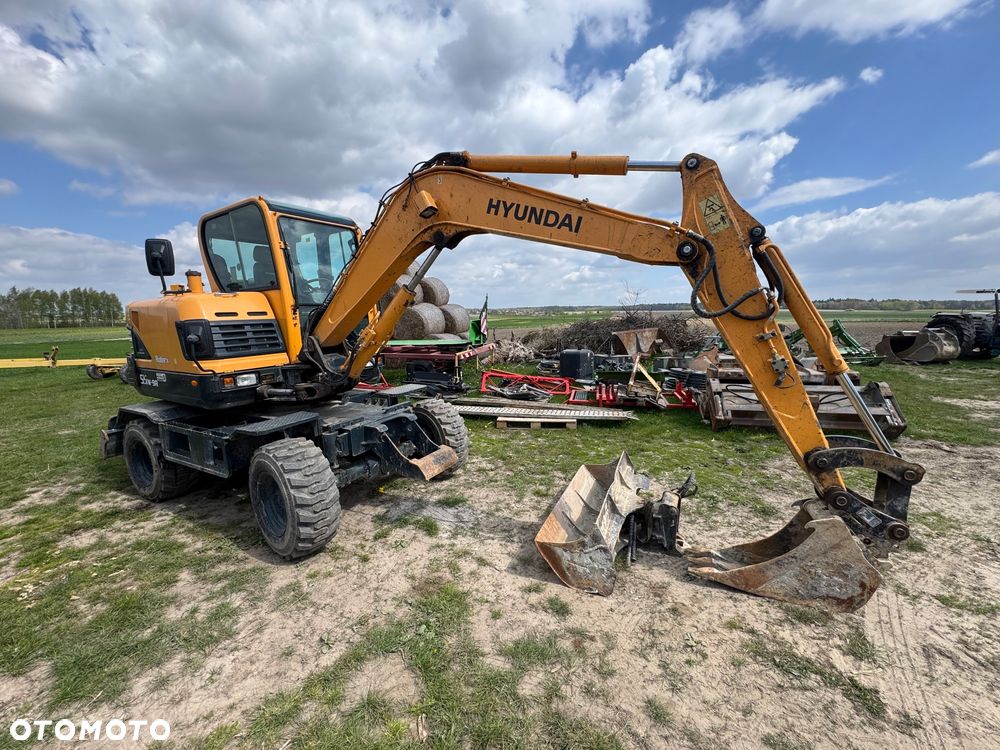 Hyundai Robex 55W-9A Minikoparka Kołowa Super Stan jak Volvo EW60 - 5