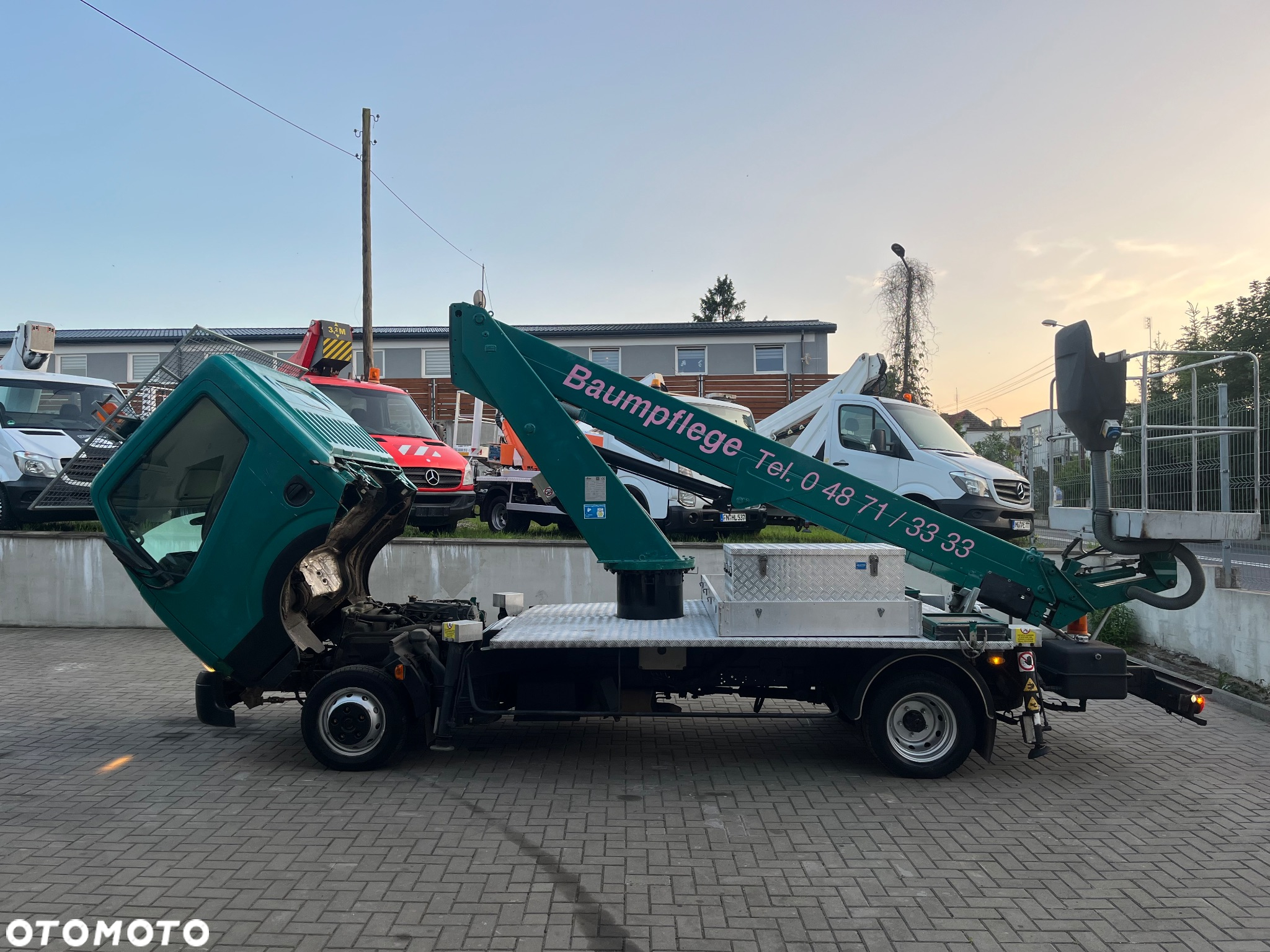 Nissan Podnośnik Koszowy GSR 179 Pełna Hydraulika Góra dół Zwyżka Kosz Izolowany! Jak Ruthmann Wumag Multitel - 11