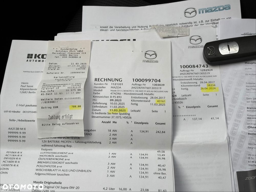 Mazda CX-3 SKYACTIV-G 150 AWD Exclusive-Line - 40