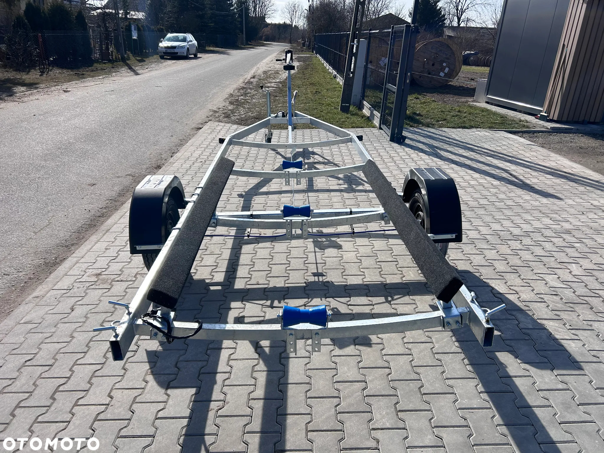 Inny Przyczepa podłodziowa / DOSTAWA! / 620x215cm / HAMULEC / pod ŁÓDŹ, MOTORÓWKE / - 5