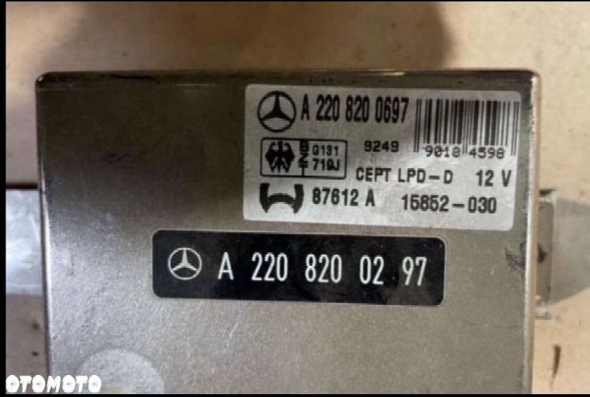 A2208200297 Moduł sterownik webasto mercedes s w220 lift - 3
