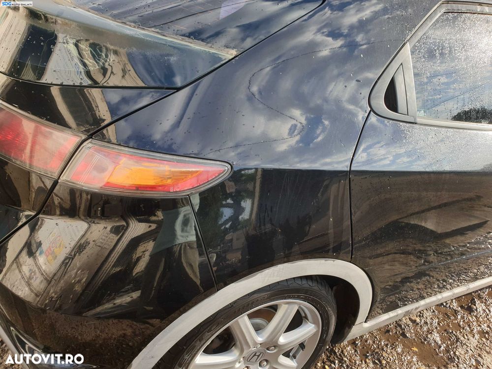 Aripa Caroserie Dreapta Spate Honda Civic 8 Hatchback 2006 - 2011 Culoare B92P [K0097] - 2