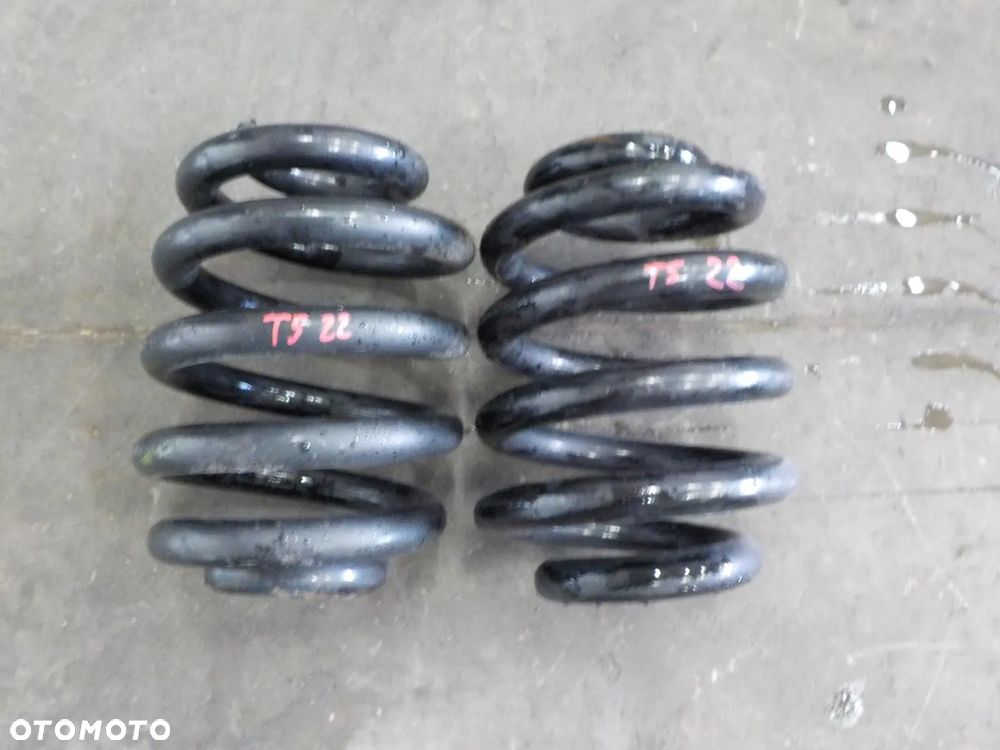VW T5 SPRĘŻYNA SPRĘŻYNY TYŁ TYLNE 22MM WZMOCNIONE - 1