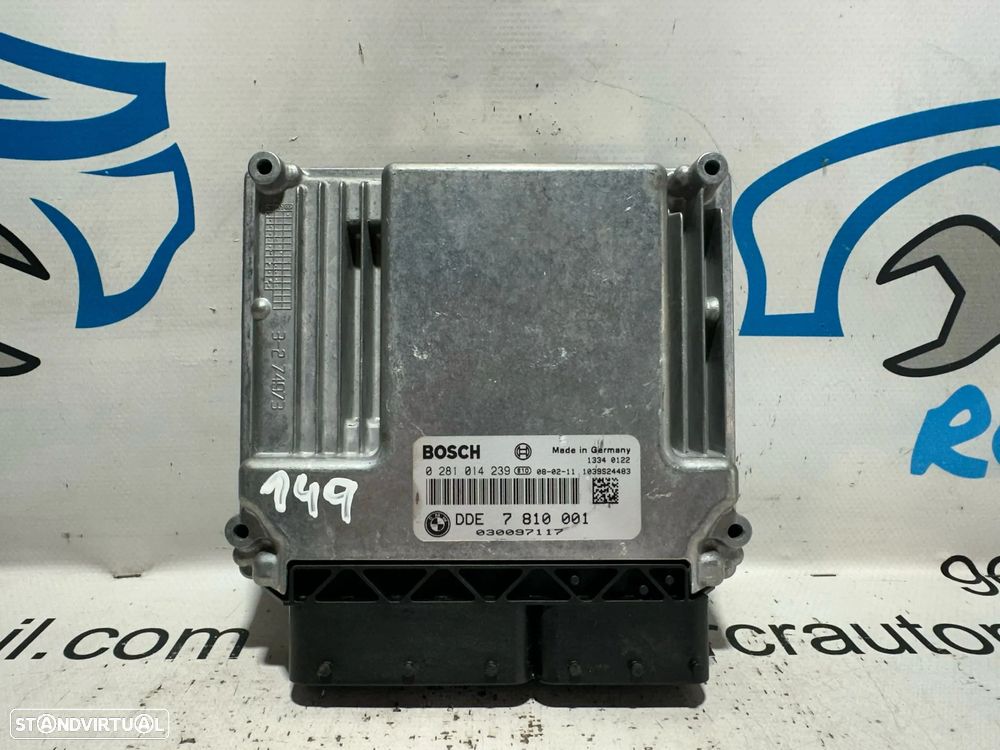 .Centralina Original Motor Bosch BMW 2.0 N47 N47D20 118d 318d 16v 143cv 7 810 001 / 0 281 014 239 - 2