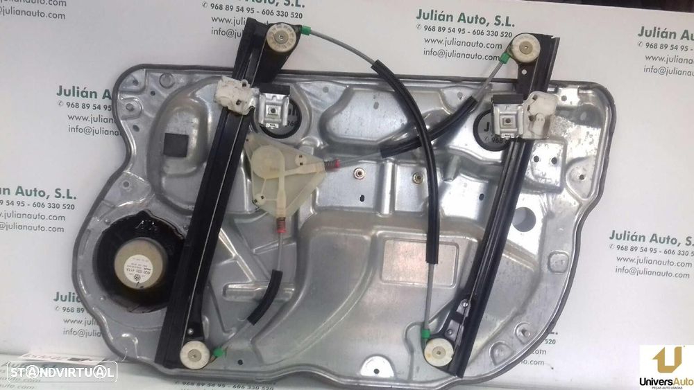 ELEVADOR DE VIDRO FRONTAL ESQUERDO VOLKSWAGEN POLO 2002 -6Q4837755 - 4