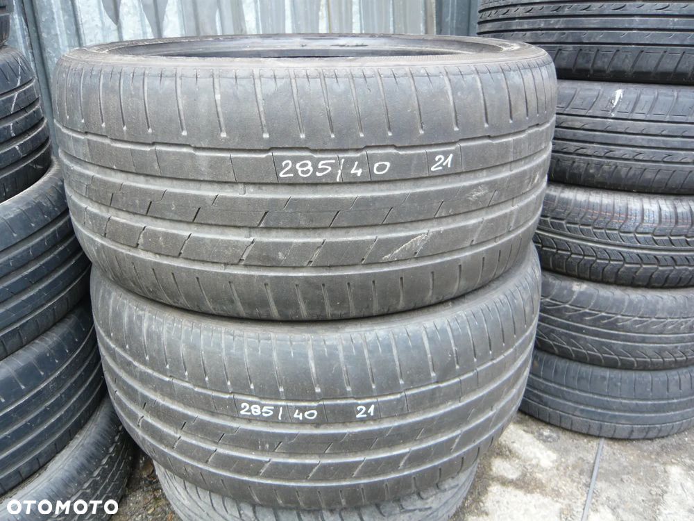 21” - HANKOOK - 285/40 r21 cali – LETNIE Opony VENTUS s1 EVO - stan: BDB - Gwarancja + Możliwy MONTAŻ  !! - 10