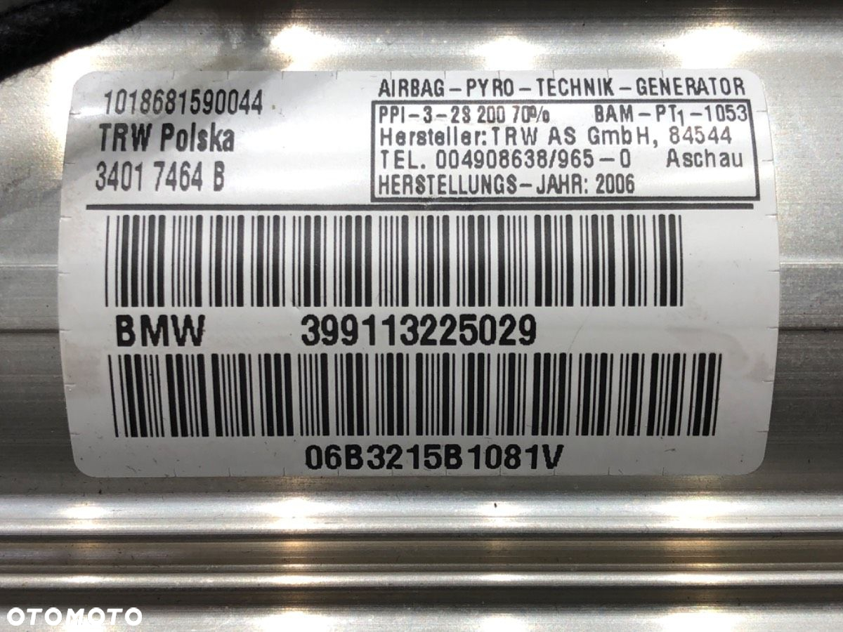 PODUSZKA POWIETRZNA PASAŻERA - 86.00 PLN - BMW 3 Touring (E91) 2004 - 2012 318 d 90 kW [122 KM] - 4