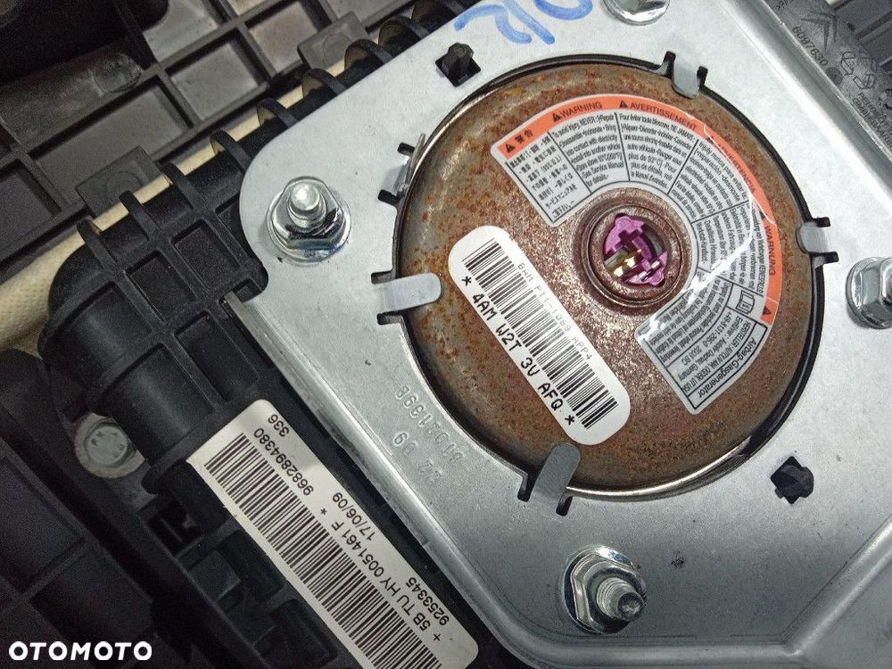 CITROEN C3 PICASSO DESKA ROZDZIELCZA KONSOLA EU PODUSZKI 9683066480 - 12