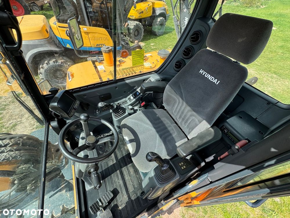 Hyundai Robex 55W-9A Minikoparka Kołowa Super Stan jak Volvo EW60 - 11