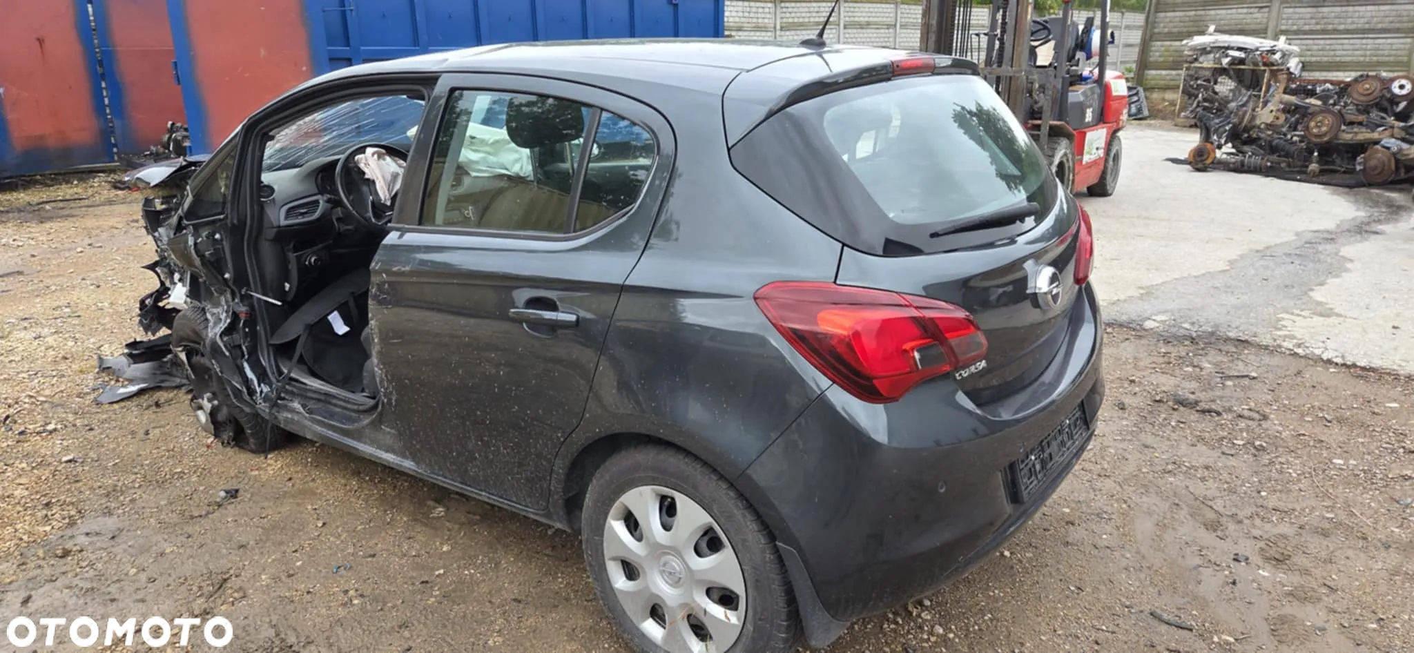 OPEL CORSA E półka tył roleta bagażnika 5 drzwi - 3
