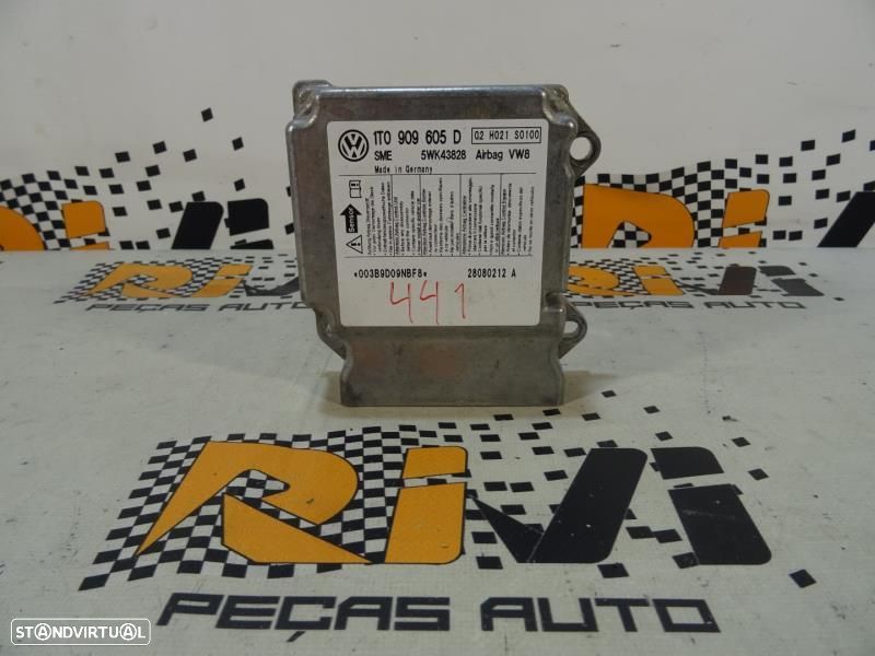 Centralina De Airbags Volkswagen Touran (1T1, 1T2)  1T0 909 605 D / 5W - 1