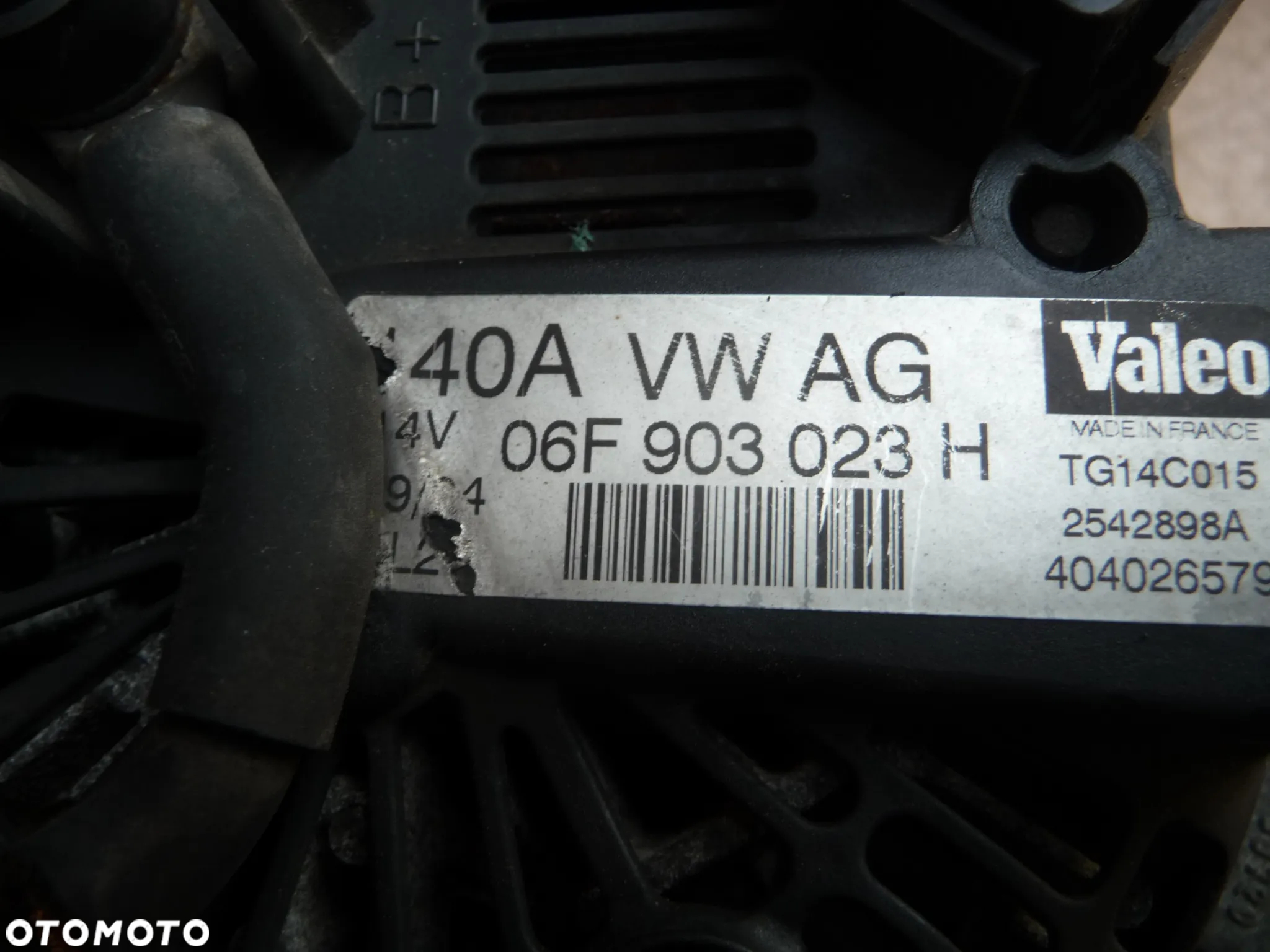 AUDI A4 B6 1.9 TDI ALTERNATOR 140A 06F903023H - 7
