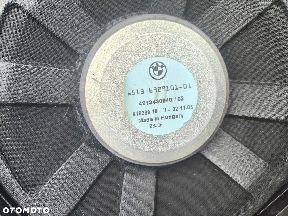 BMW E81 E82 E87 E88 E90 E91 E92 E93 GŁOŚNIK NISKOTONOWY CENTRALNY LEWY PRAWY 6929101 6954875 6925334 - 2