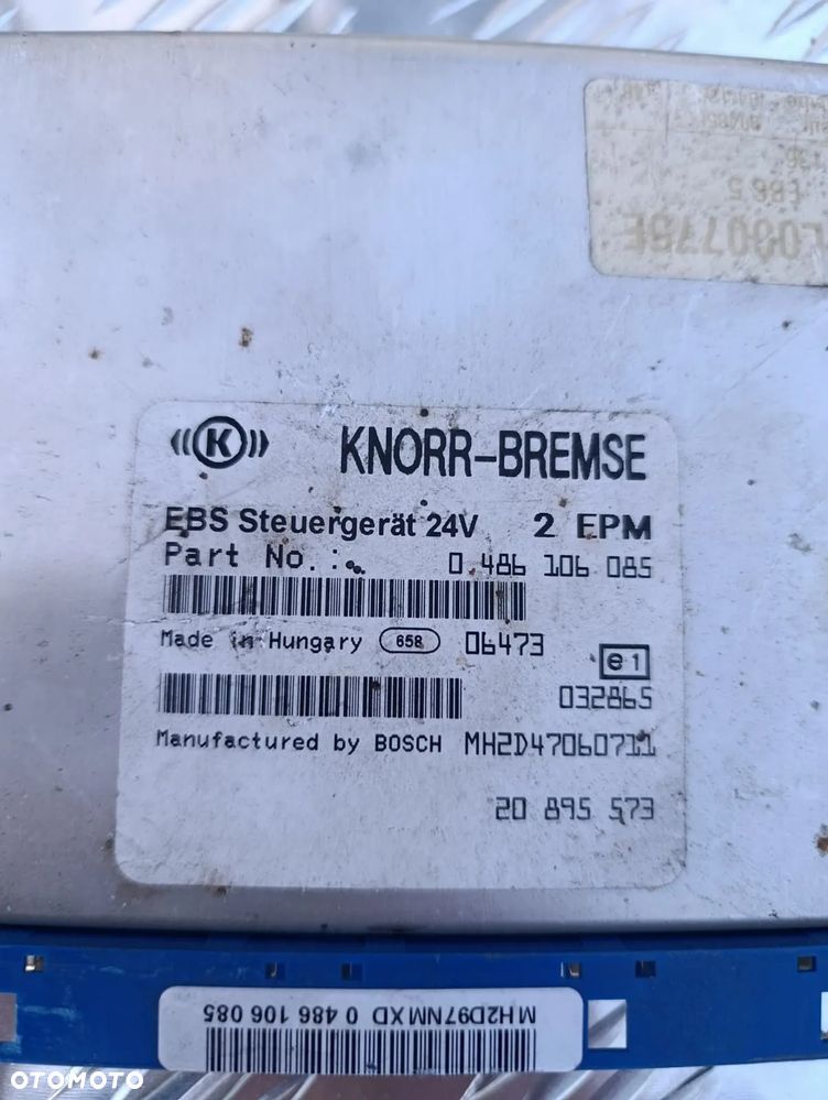 Renault Midlum kerax 410 DXI moduł sterownik EBS 0486106085 - 2