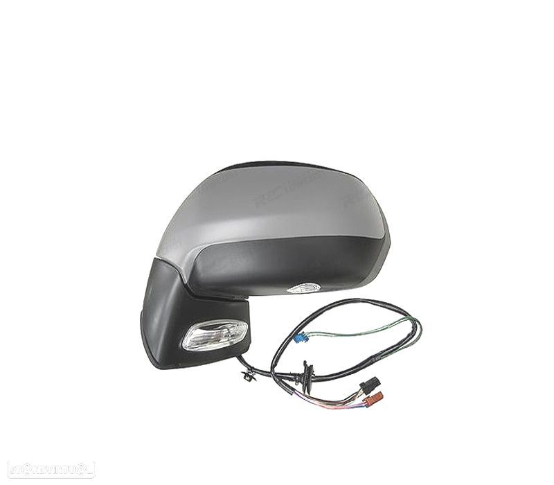 ESPELHO COMPLETO ESQUERDO CITROEN C4 PICASSO 06-12 LUZ CORTESIA - 1