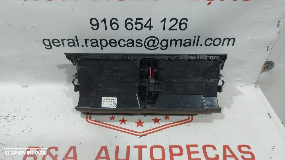 Difusor Saida de ar Central Audi A4 B8 A5 8T Original - 3
