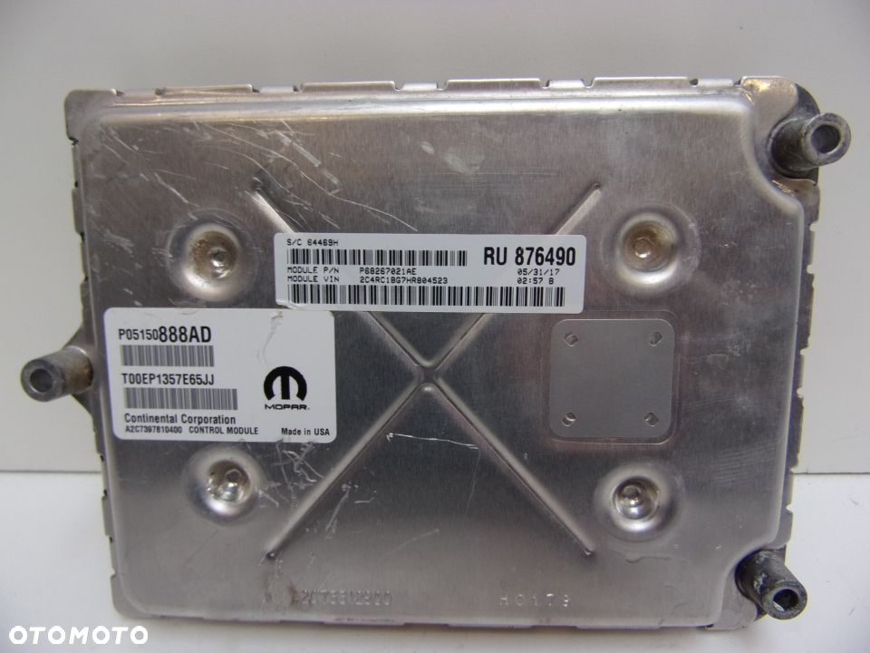 CHRYSLER PACIFICA 3.6 16- KOMPUTER SILNIKA 05150888AD 68267021AE - 3