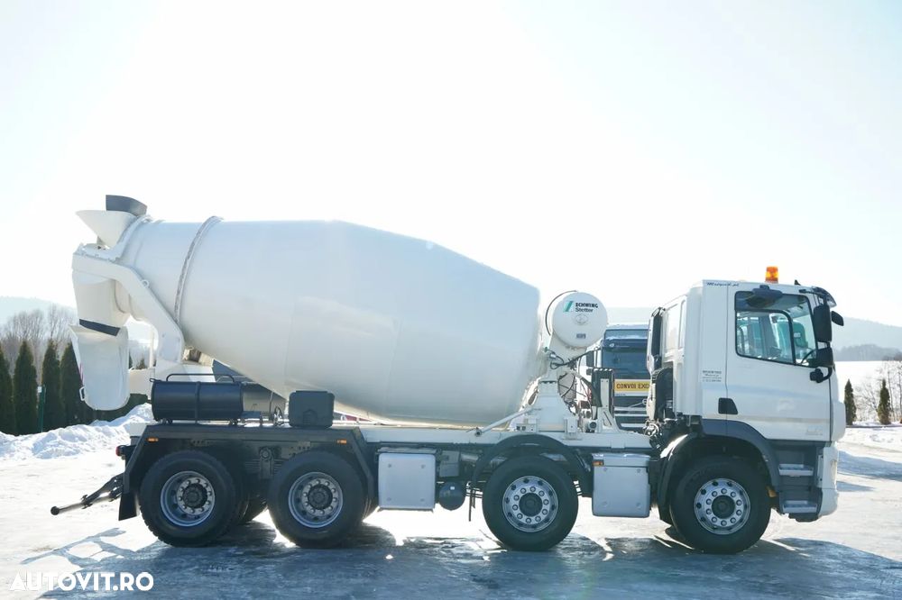 DAF CF 440 / 8x4 / BETONIERĂ SCHWING STETTER / BETONIERĂ 9 M3 / AUTOMATĂ / CAMERĂ / - 6