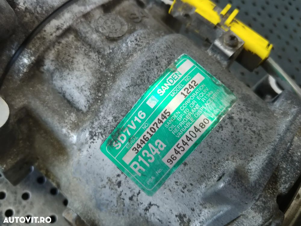 compresor clima ac 1.6 hdi 9hy peugeot partner citroen  xsara  9645440480 - 3