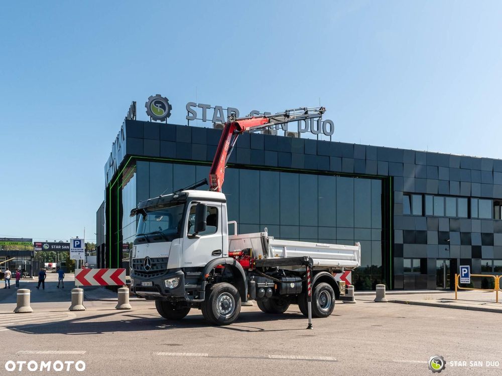 Mercedes-Benz Arocs 1932 4x4 Fassi F120 HDS Wywrotka - 10