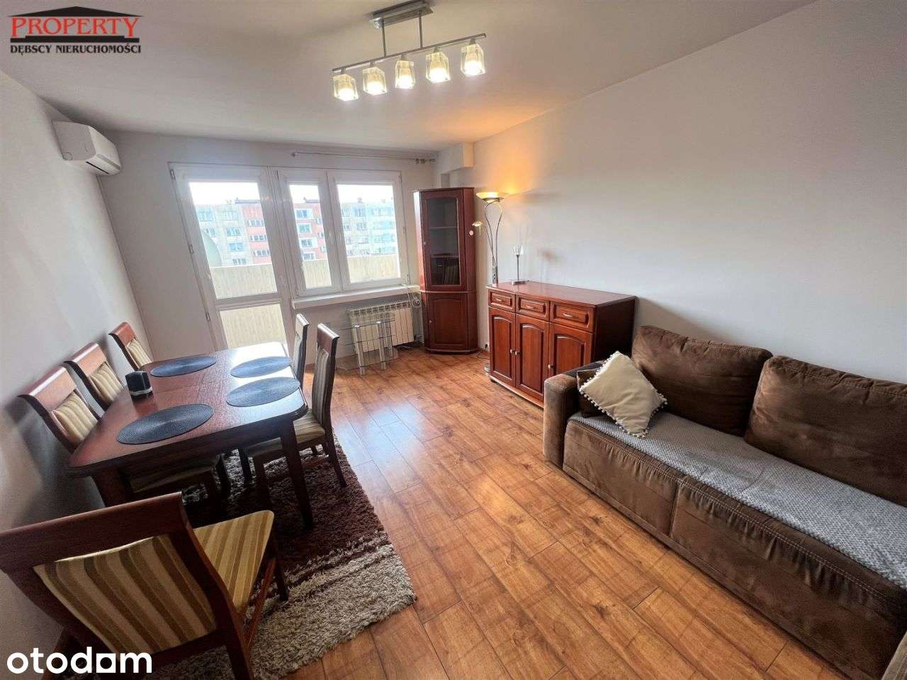 Zadbane 2 pokoje Retkinia klimatyzacja balkon mebl
