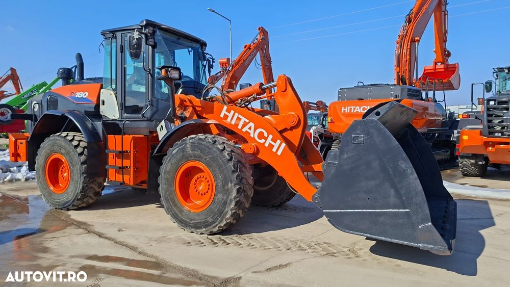Hitachi ZW180, 2021, 3.903, cupa 3mc, Masa operationala 18t, Anvelope 20,5R25 80% bune, gresare automata, inaltime basculare cupa 4m, latime incarcator 2,5m, 173CP, Aer cond, produs in JAPONIA, CA NOU, posibilitate leasing 4ani-PROMOTIE 94900 EUR+Tva - 4