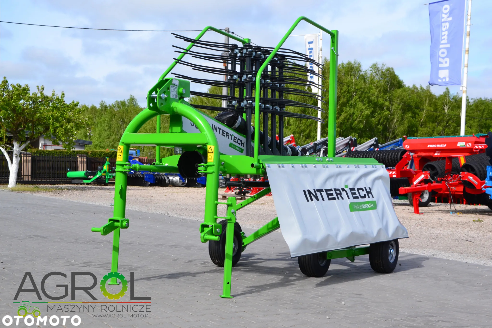 Zgrabiarka jedno karuzelowa INTER-TECH ZKT-3.5m tandem 4.2m KUNH - 8