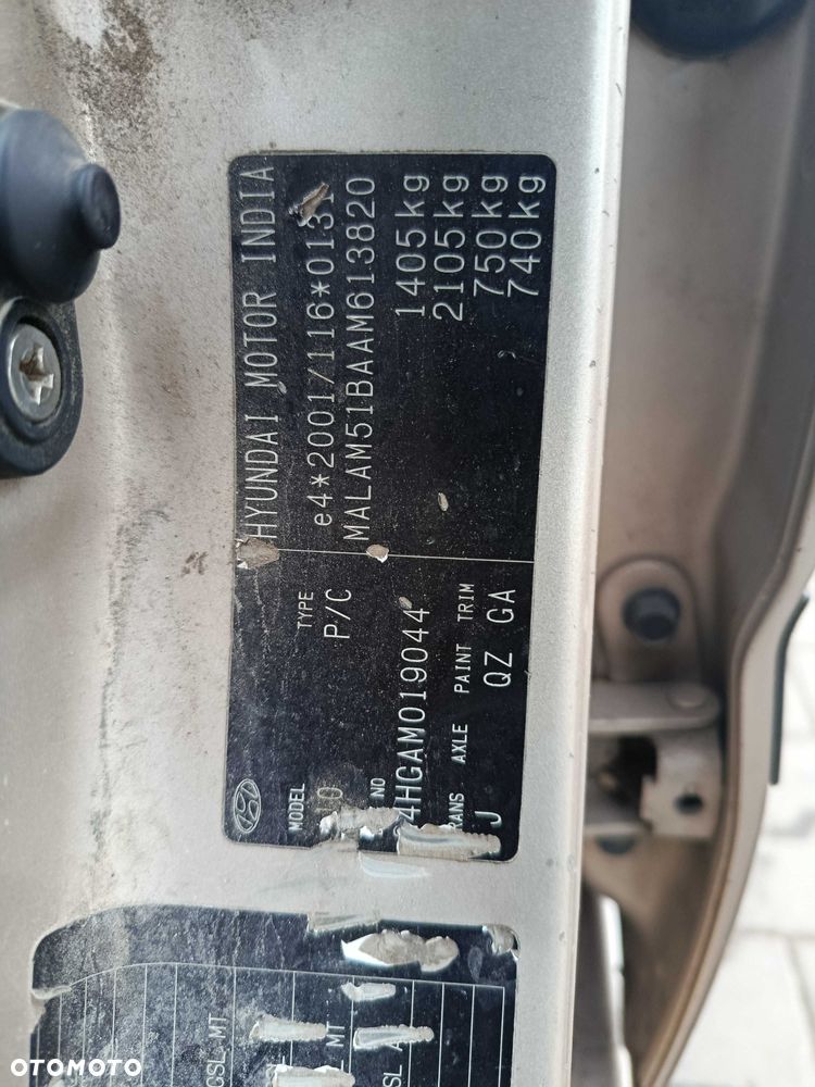 Hyundai I10 1.1b 2010r NA CZĘŚCI - 7