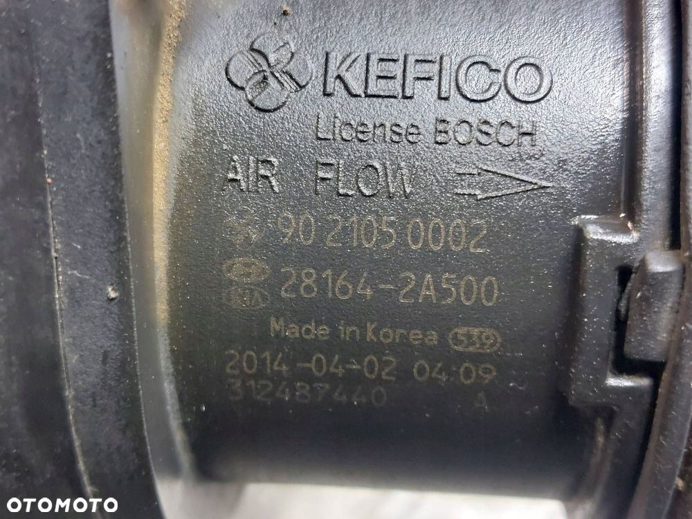 OBUDOWA FILTRA POWIETRZA + PRZEPŁYWOMIERZ + RURA KIA CEED II 1.6 CRDI - 5