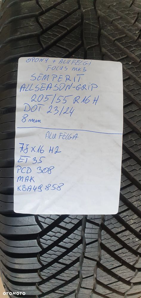 Alufelgi felgi aluminiowe alusy z oponami 5x108 R16 7j ET35 Ford Focus Mk3 - 24