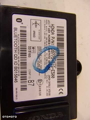 HONDA CR-V IV 12- MODUŁ BLUETOOTH 39775-T1G-E500 - 3