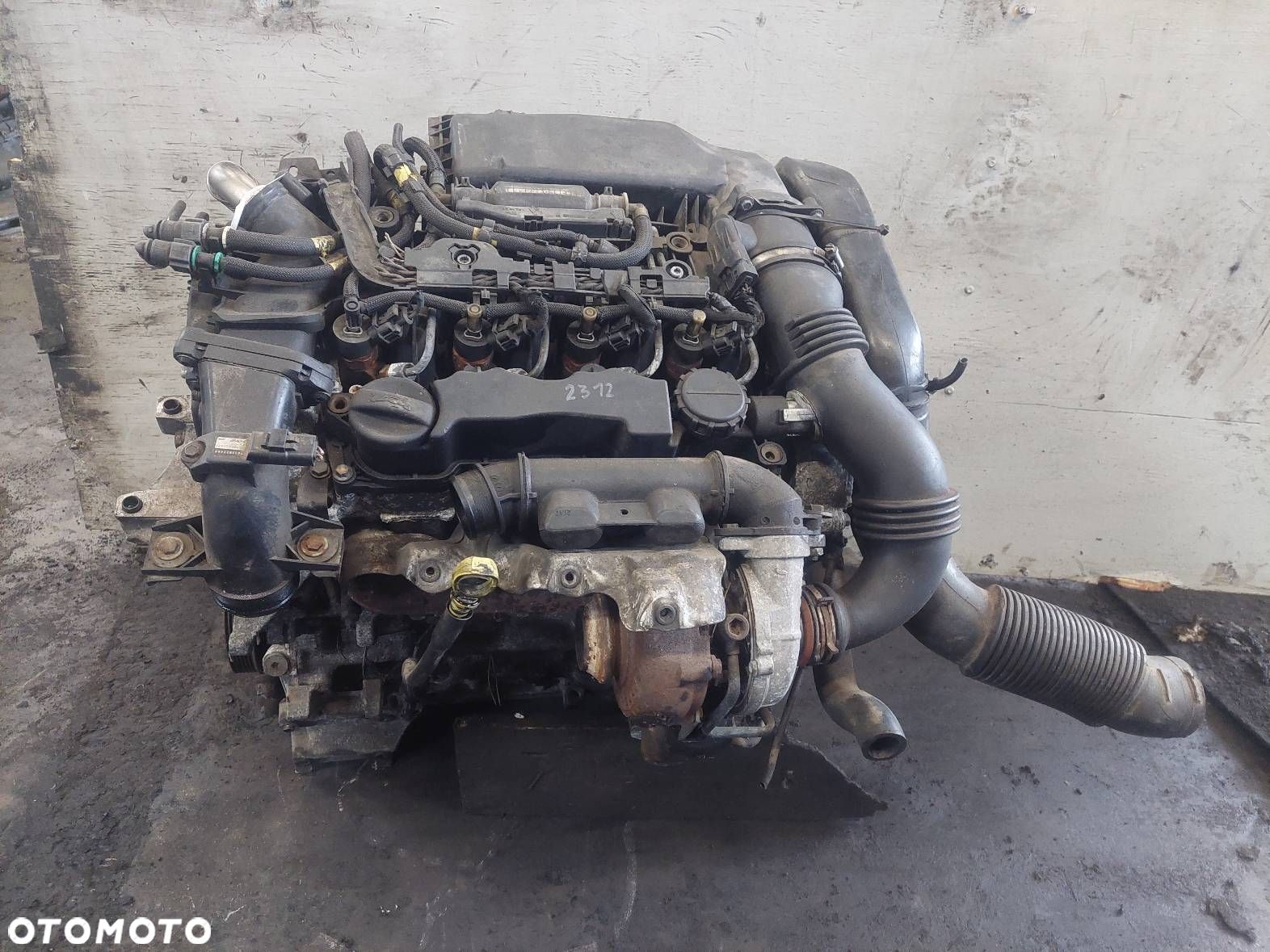 SILNIK DIESEL + POMPA + WTRYSKI + TURBO PEUGEOT 307 1.6 HDI 9HY 9HZ - 1