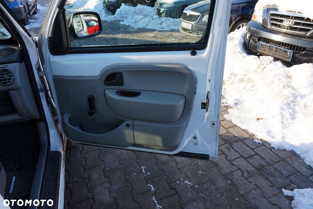 DRZWI PRZEDNIE PRAWE KANGOO I PH2 LIFT O389  BIAŁY RENAULT 2003-2008 - 9