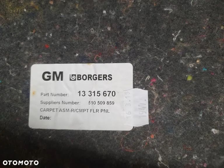 wykładzina bagażnika Opel Insignia A HB lift - 4