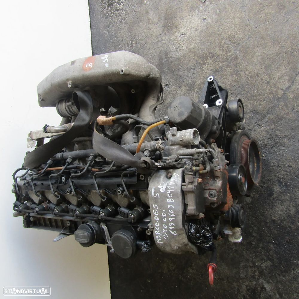 Motor Mercedes Benz S320 2004 Diesel Sem Turbo 613960 - 4