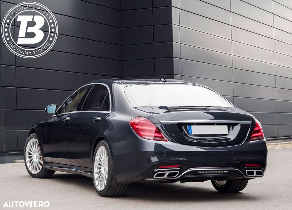 Pachet Exterior compatibil cu Mercedes S Class W222 S63 Design - 19