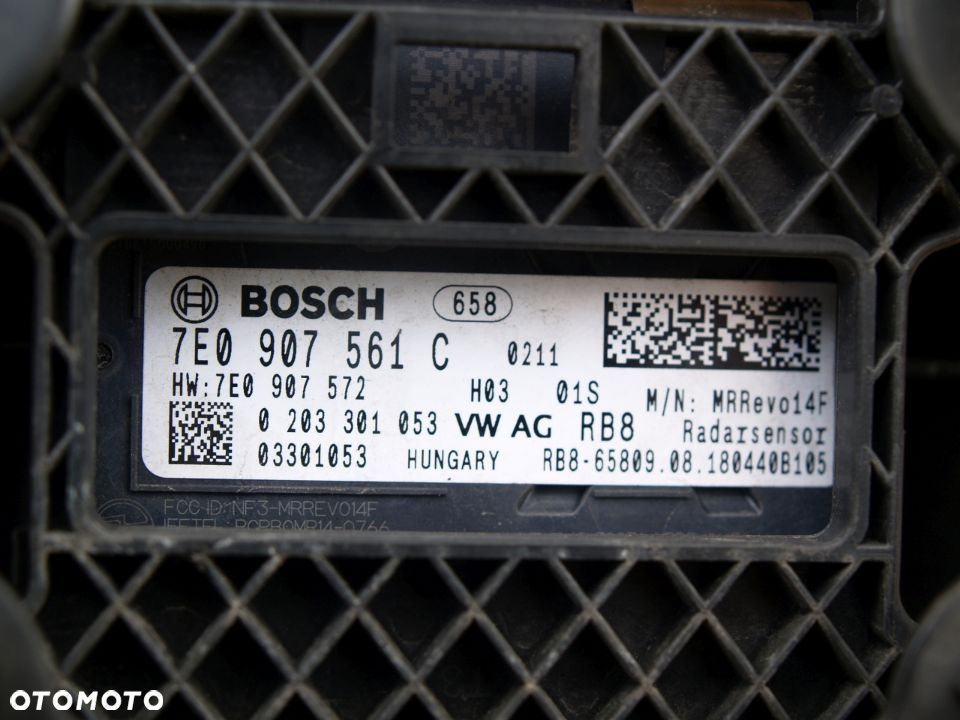 Image Volkswagen 7E0907561C Radar Distronic Sensor Seat Audi Škoda - 7E0907561C