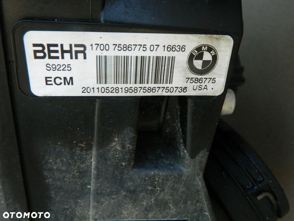 BMW X5 E70 X6 E71 KOMPLET CHŁODNIC wentylator 7586775 - 4