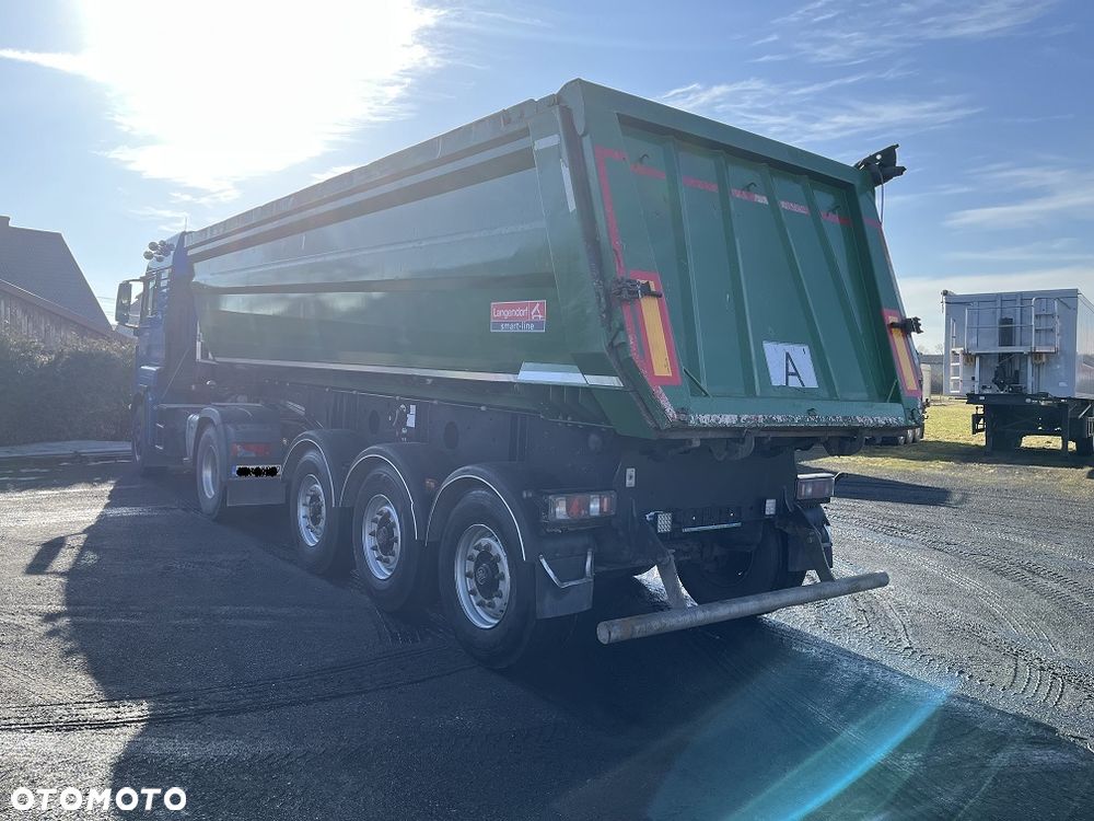 Langendorf SK stalowa 28m3 Hardox rynna 2018 naczepa wywrotka stal z NIEMIEC - 16
