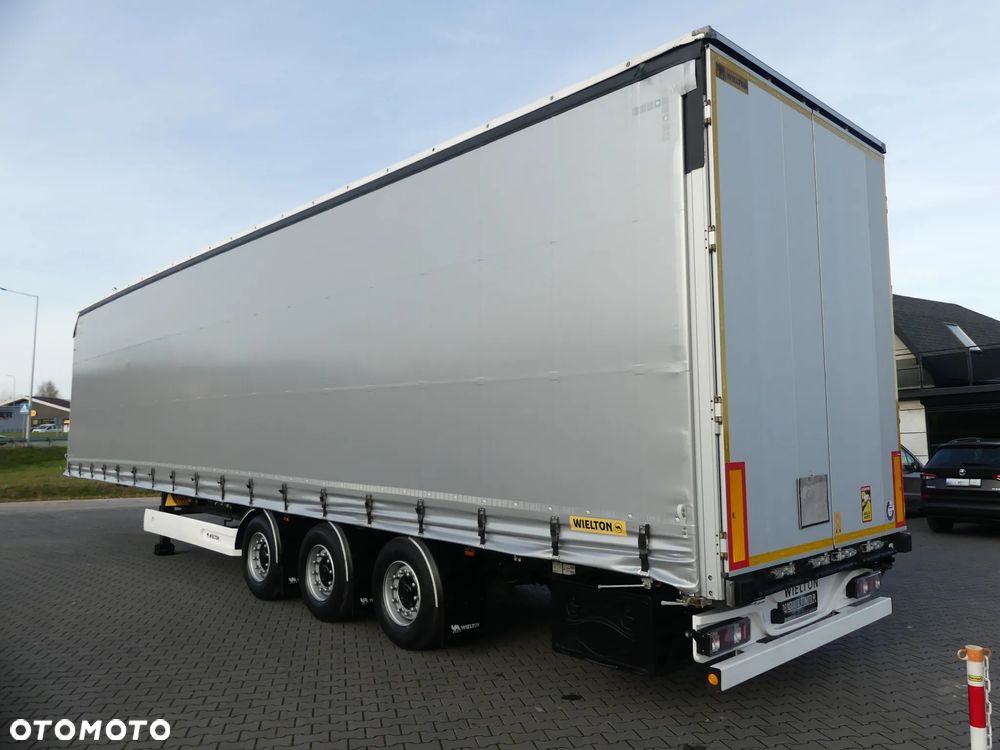 Wielton MEGA / FIRANKA / OŚ PODNOSZONA / ZADBANA / DACH PODNOSZONY / - 5