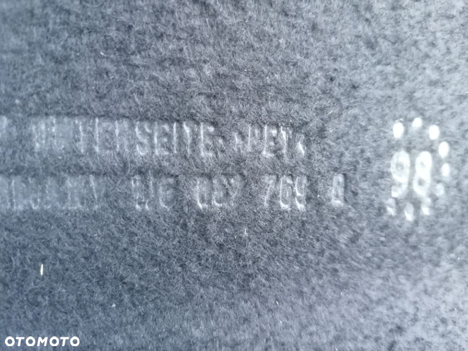 VW GOLF IV TYLNA PÓŁKA BAGAŻNIKA CZARNA 1J6857769 - 2