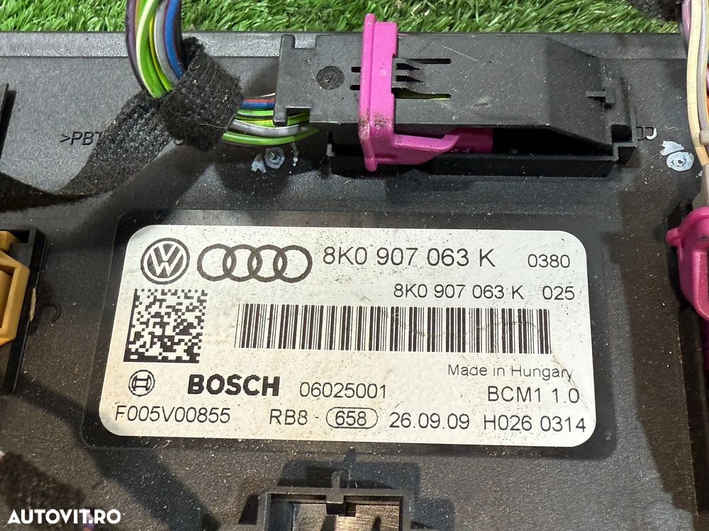 BCM MODUL CALCULATOR CONFORT AUDI A4 SE 2.0 DIESEL 2010 COD OEM 8K0907063 8K0907063K 2009-2016 - 7